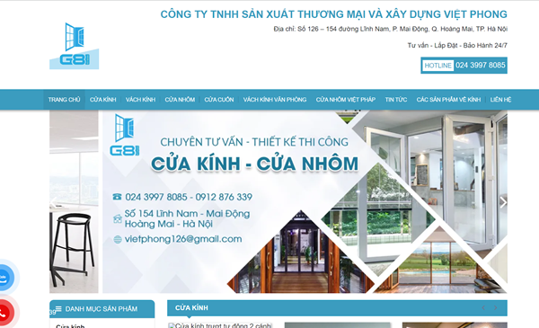 Việt Phong là công ty thi công cửa kính tự động uy tín với giá cạnh tranh hàng đầu hiện nay.